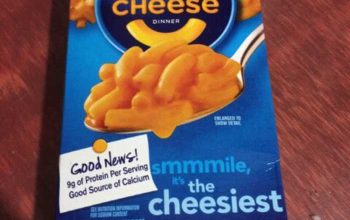 Kraft mac and cheese easy mac nutrition