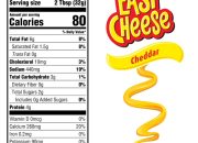 Cheese Whiz Nutrition Information A Detailed Look