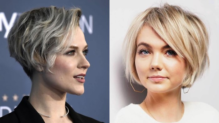 Short hairstyles for short hair