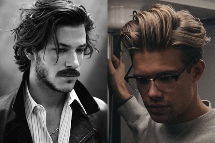 Hairstyles for mens medium length hair