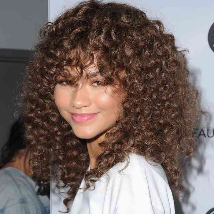 Bangs hairstyles curly hair