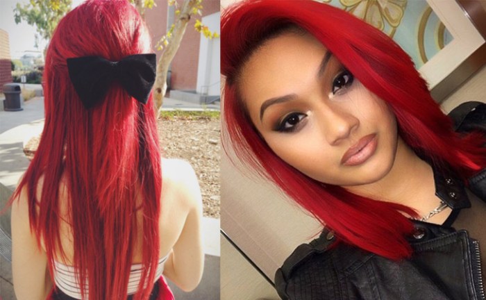 Red hair hairstyles