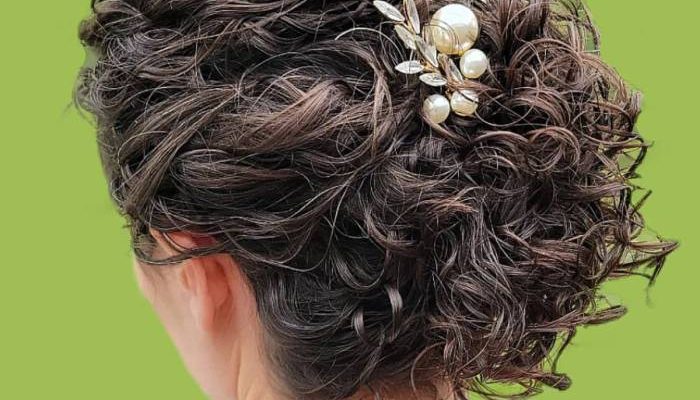 Curly Updo Hairstyles for Short Hair