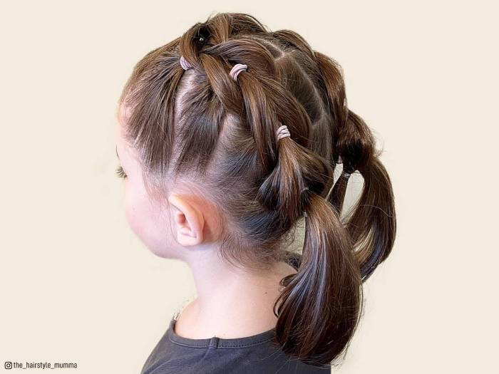 Childrens hairstyles for long hair