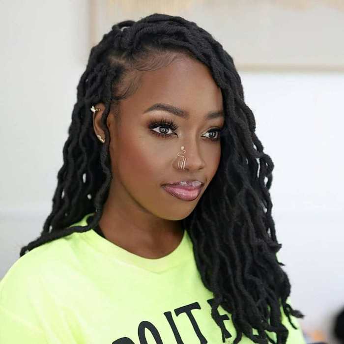 Crochet hairstyles with straight hair