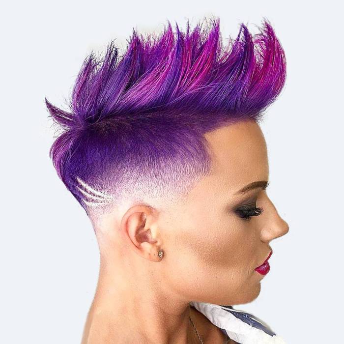 Punk hairstyles for short hair