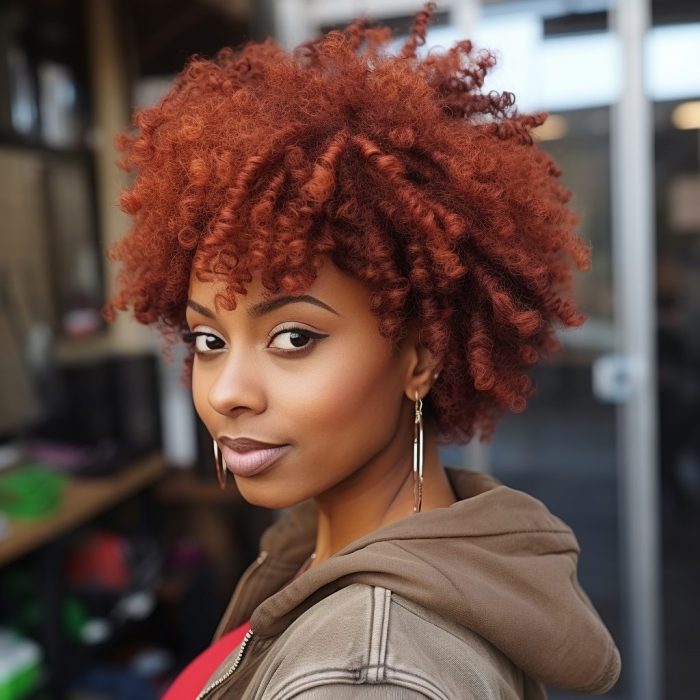 Hairstyles for afro short hair