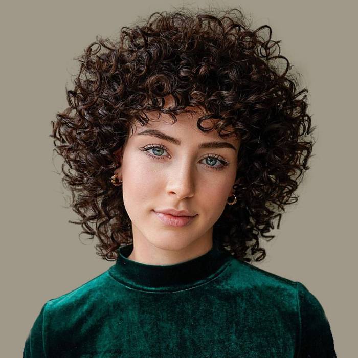 Bangs hairstyles curly hair